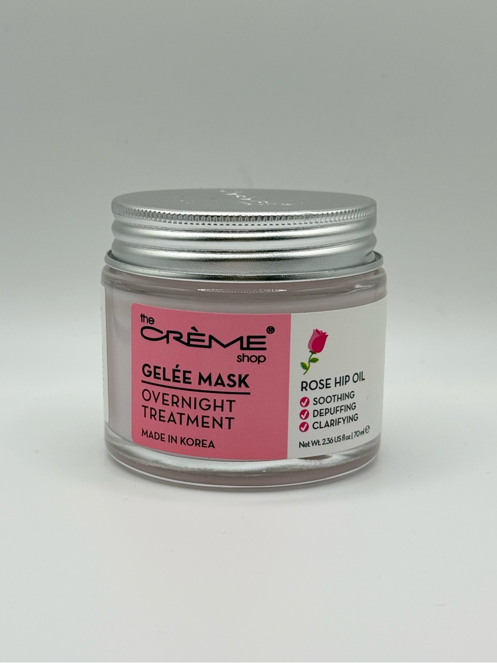 The Creme Shop Pink Rose Hip Oil Gelée Mask Overnight Treatment